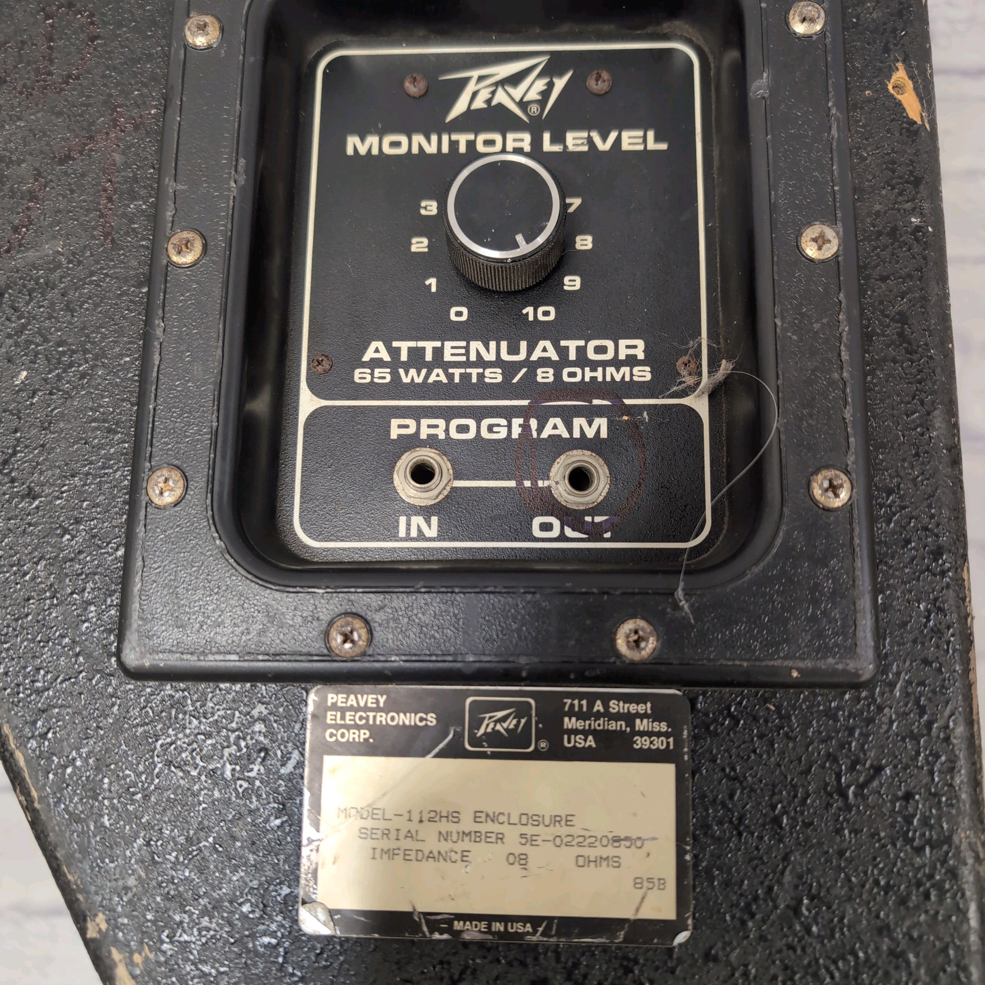 Peavey 112HS Encolosure 12 Peavey 112HS Encolosure 12