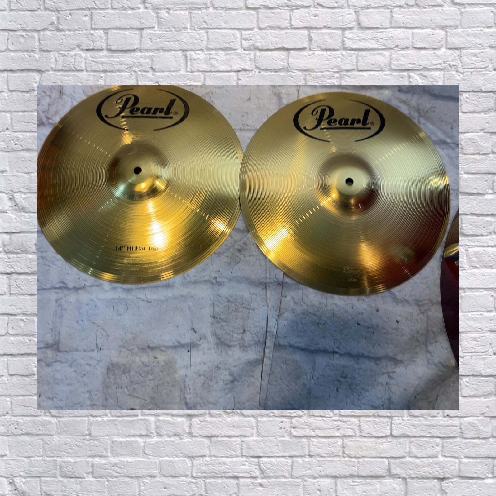 Pearl 14 Hi Hat Cymbal Pair Hi Hats