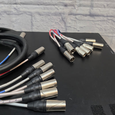 Seismic Audio SARMSS-8X310 Splitter W/ Snake Rack Splitters