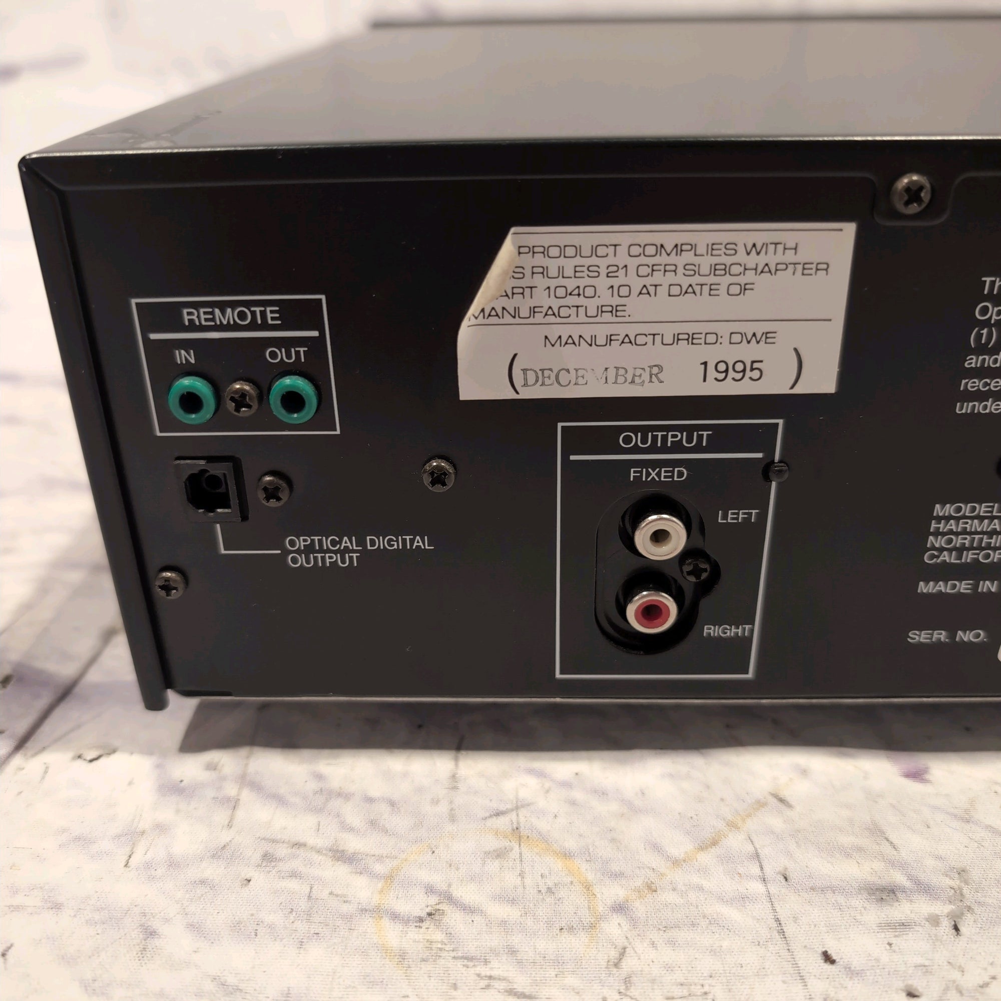 Harman / Kardon FL 8450 5-disc CD Player