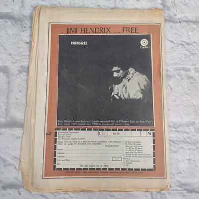 Vintage Rolling Stone Magazine - No 59 May 28 1970 - Little Richard Cover