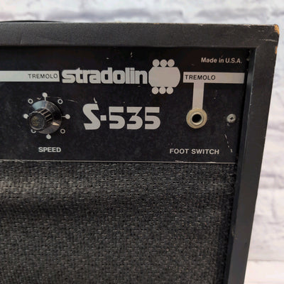 Vintage 1960s Multivox Stradolin S-535 Tremolo Guitar Combo Amp