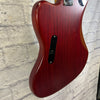 Fender Modern Player Jaguar Trans Red P90s Electric Guitar