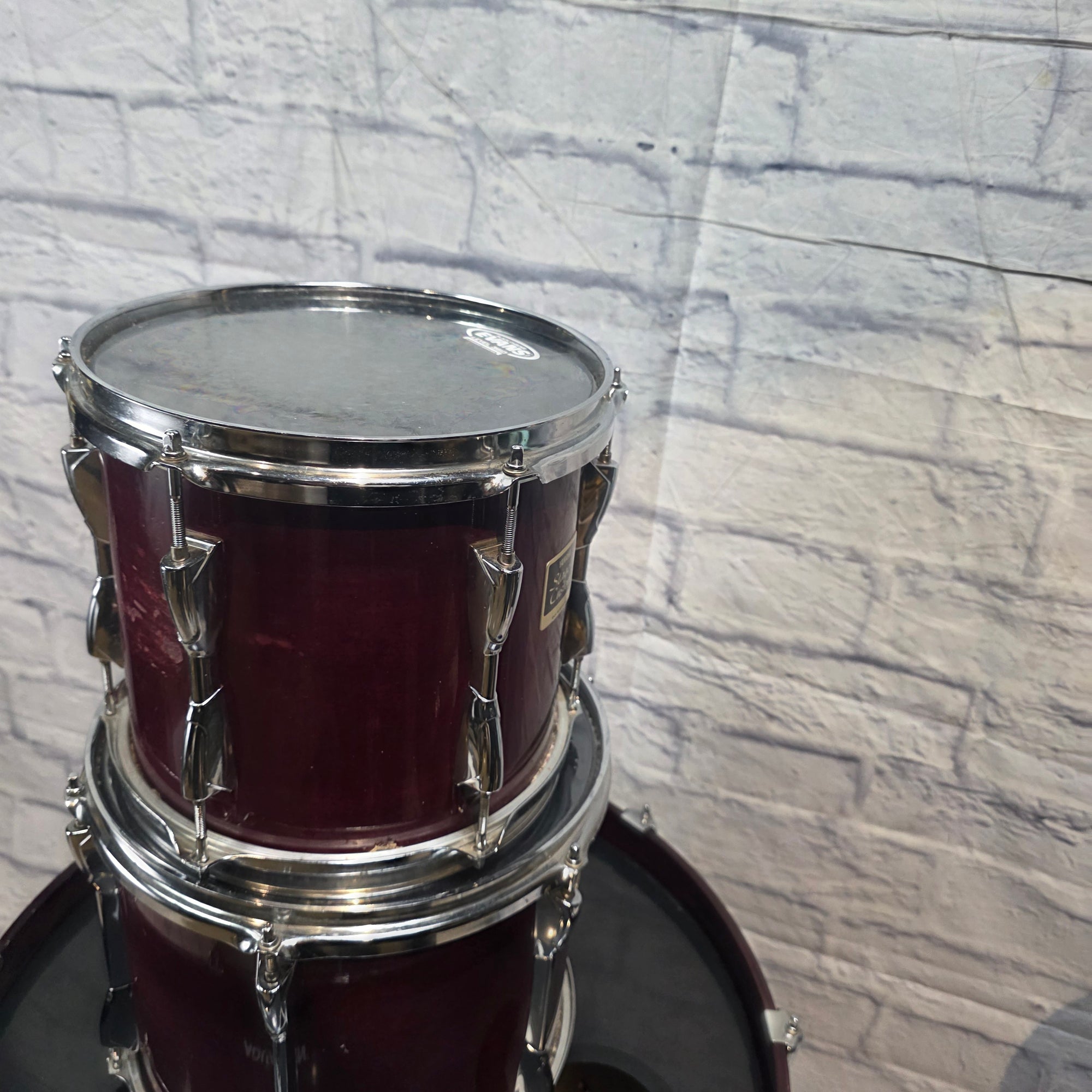 Yamaha Cranberry Red Stage Custom Drum Kit