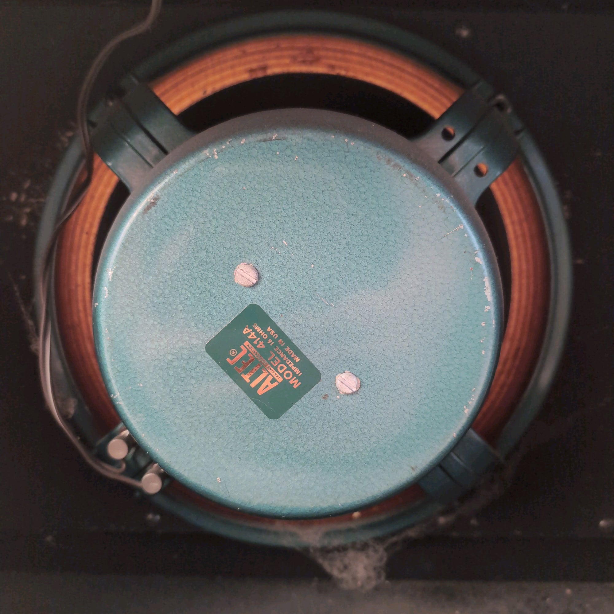 Fender 1x12 Laquered Tweed Extension Cab with Vintage Altec Lansing 414A Speaker