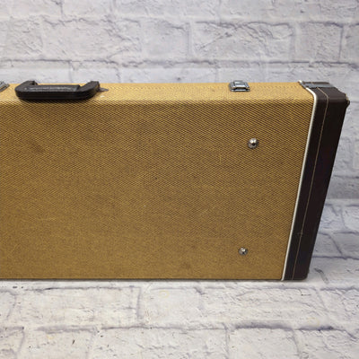 Unknown Tweed Solid Body Electric Guitar Hard Case