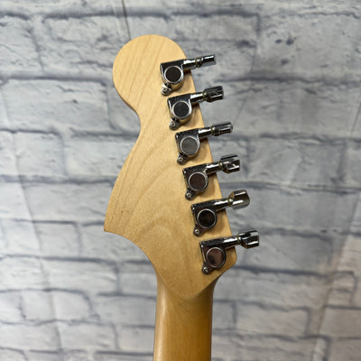 Fender Starcaster Strat SSS - Black Sparkle Electric Guitar