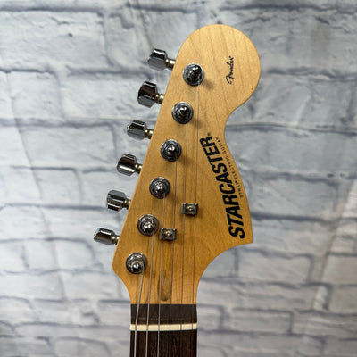 Fender Starcaster Strat SSS - Black Sparkle Electric Guitar