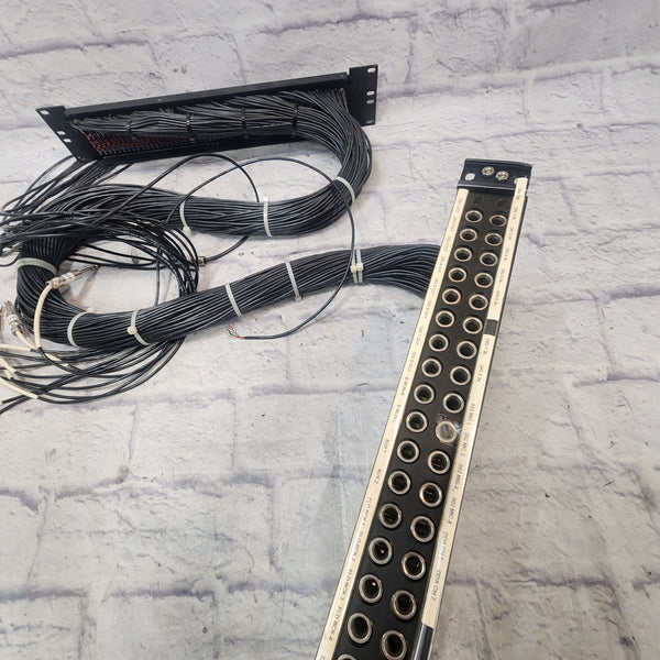 Long Patchbay Rack ADC Patch Bay Rack Unit - Evolution Music
