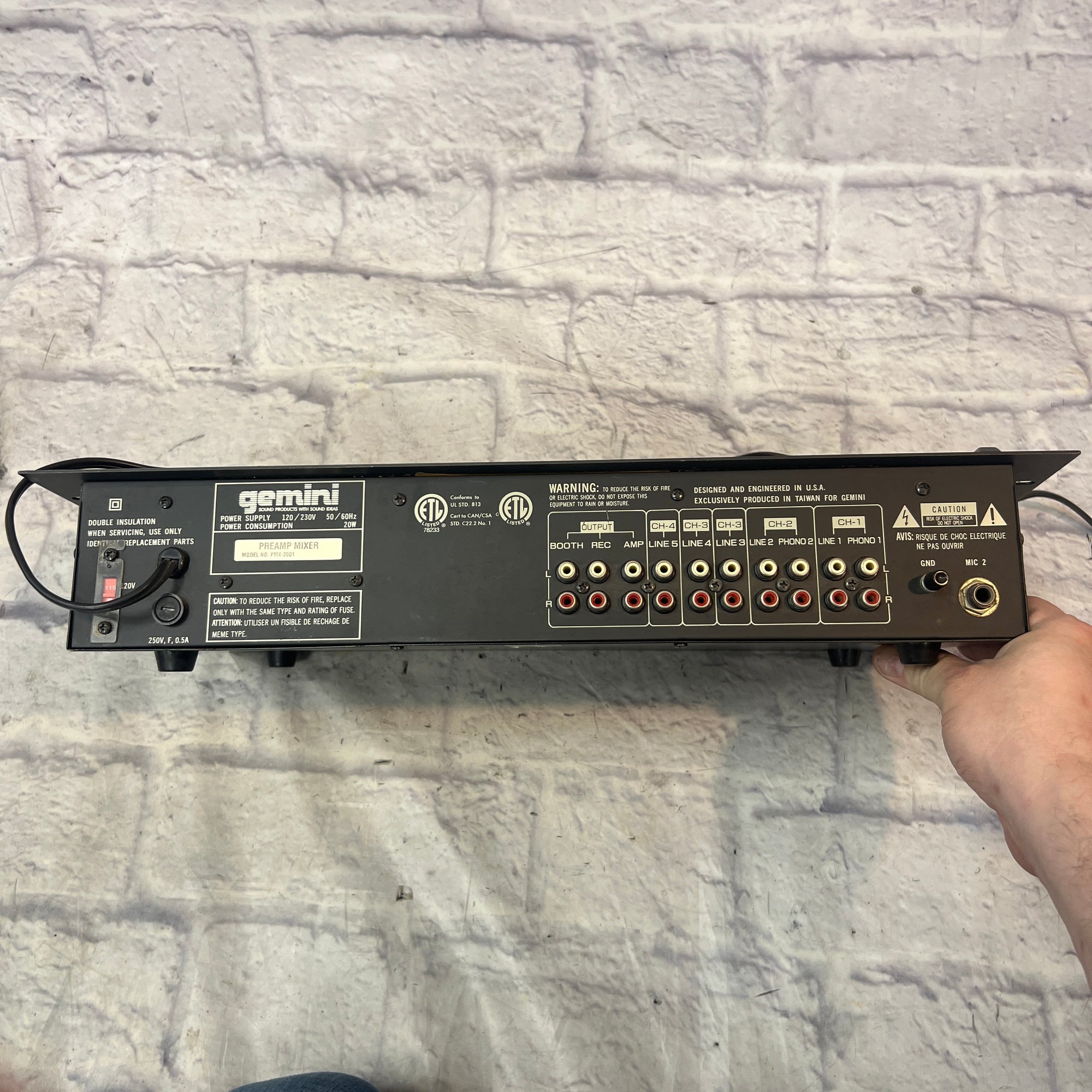 Gemini PMX-2001 DJ Mixer - Evolution Music
