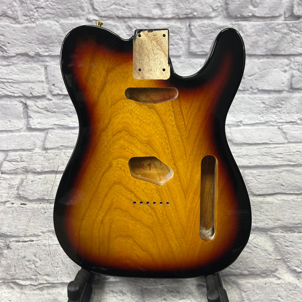 Unknown Ash Telecaster Body - 3-Color Sunburst - Evolution Music