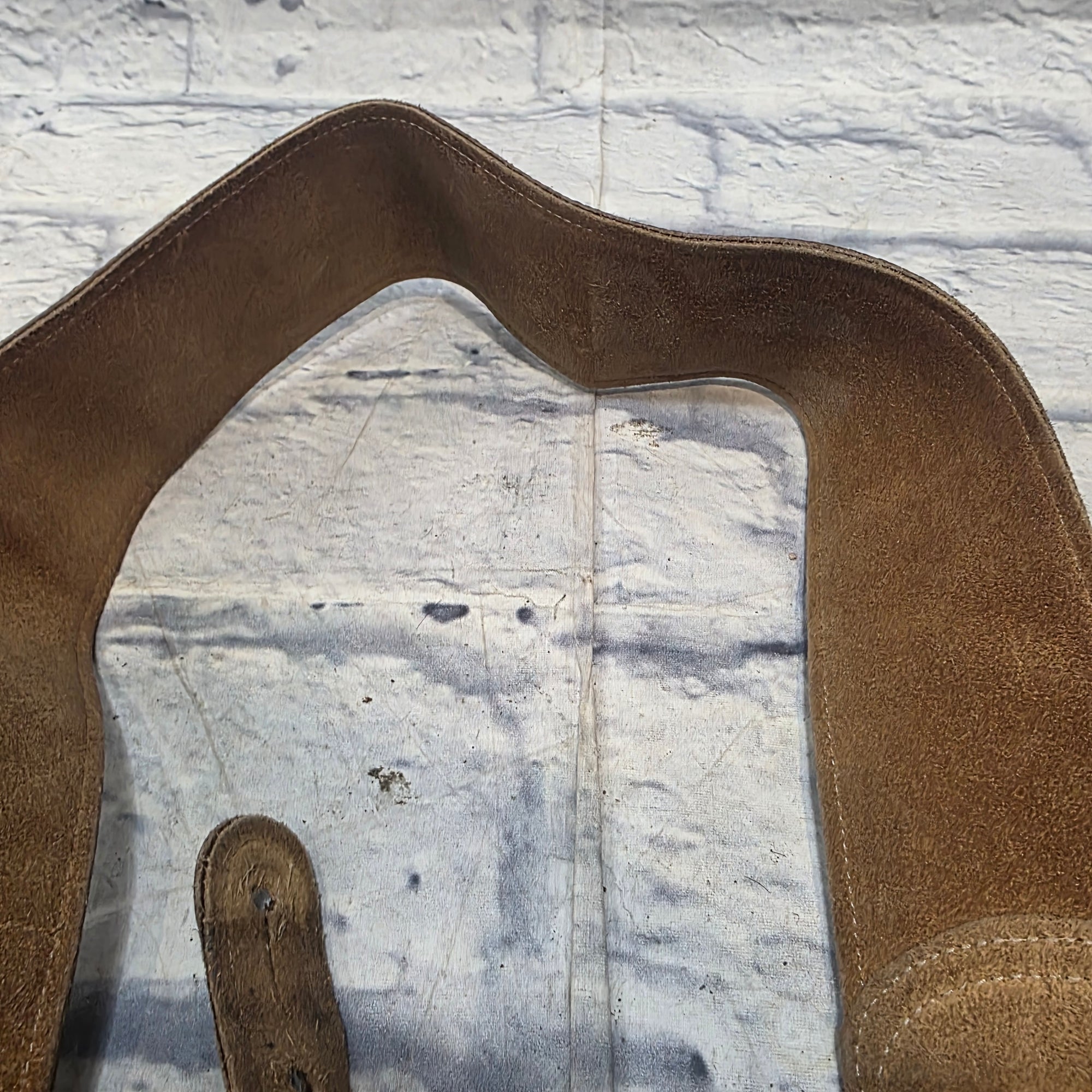 Franklin Straps 3" Chocolate Glove / Gold Stitching  Strap