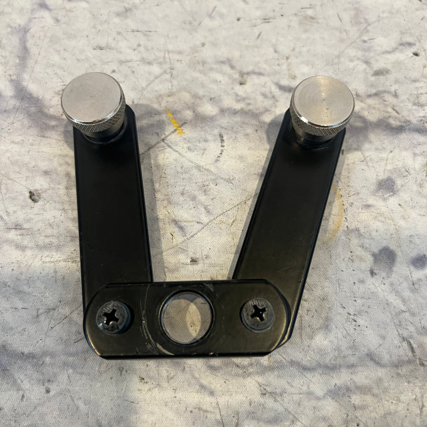 K&M 23510 Adjustable Stereo Microphone Bar Mic Stands (Tiny Clamp)