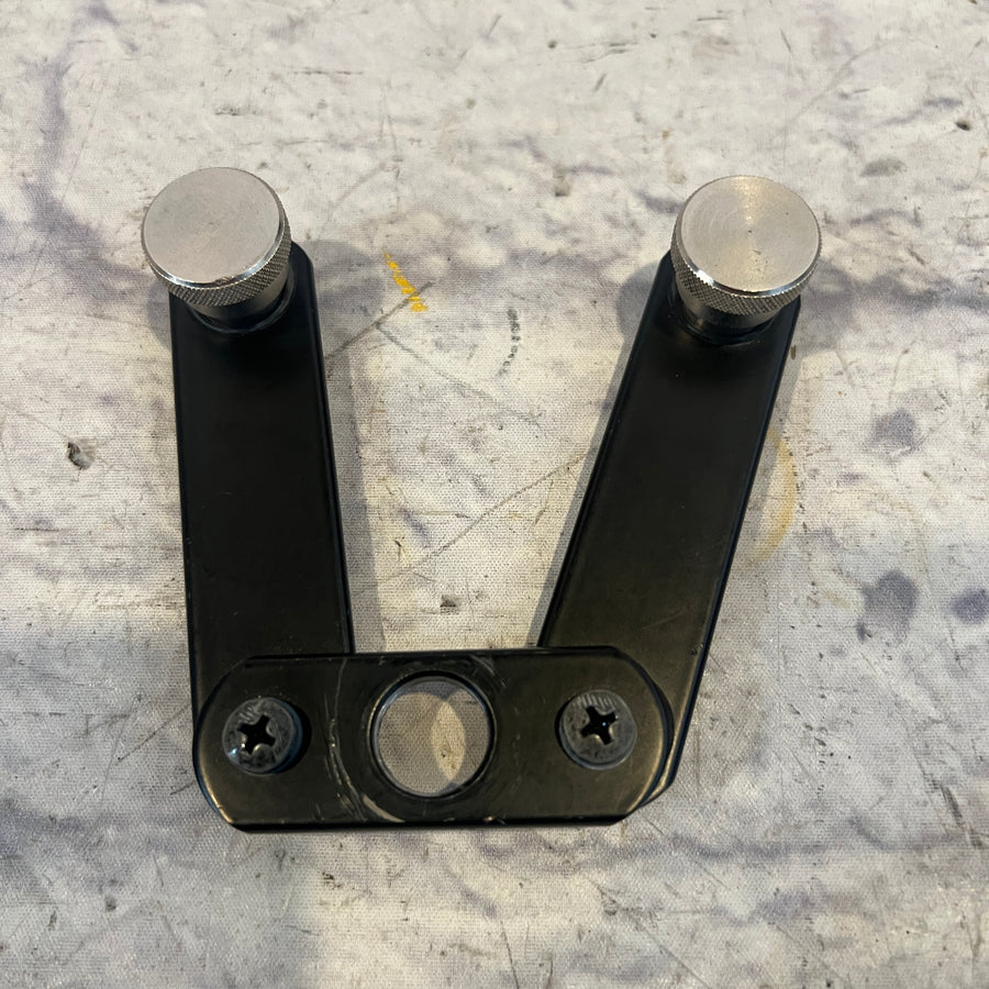 K&M 23510 Adjustable Stereo Microphone Bar Mic Stands (Tiny Clamp)