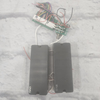 EMG 40DC Humbucker Pickup Set Plus Preamp