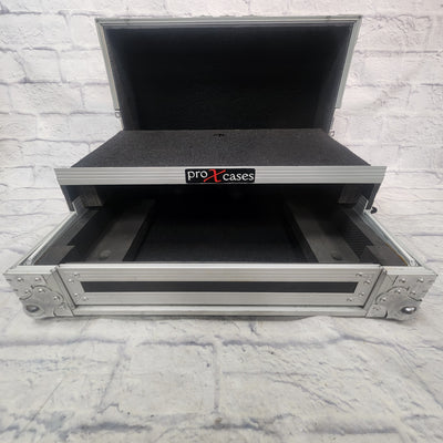 ProX XS-M12LT 12' DJ Mixer Flight Case With Laptop Shelf DJ Case