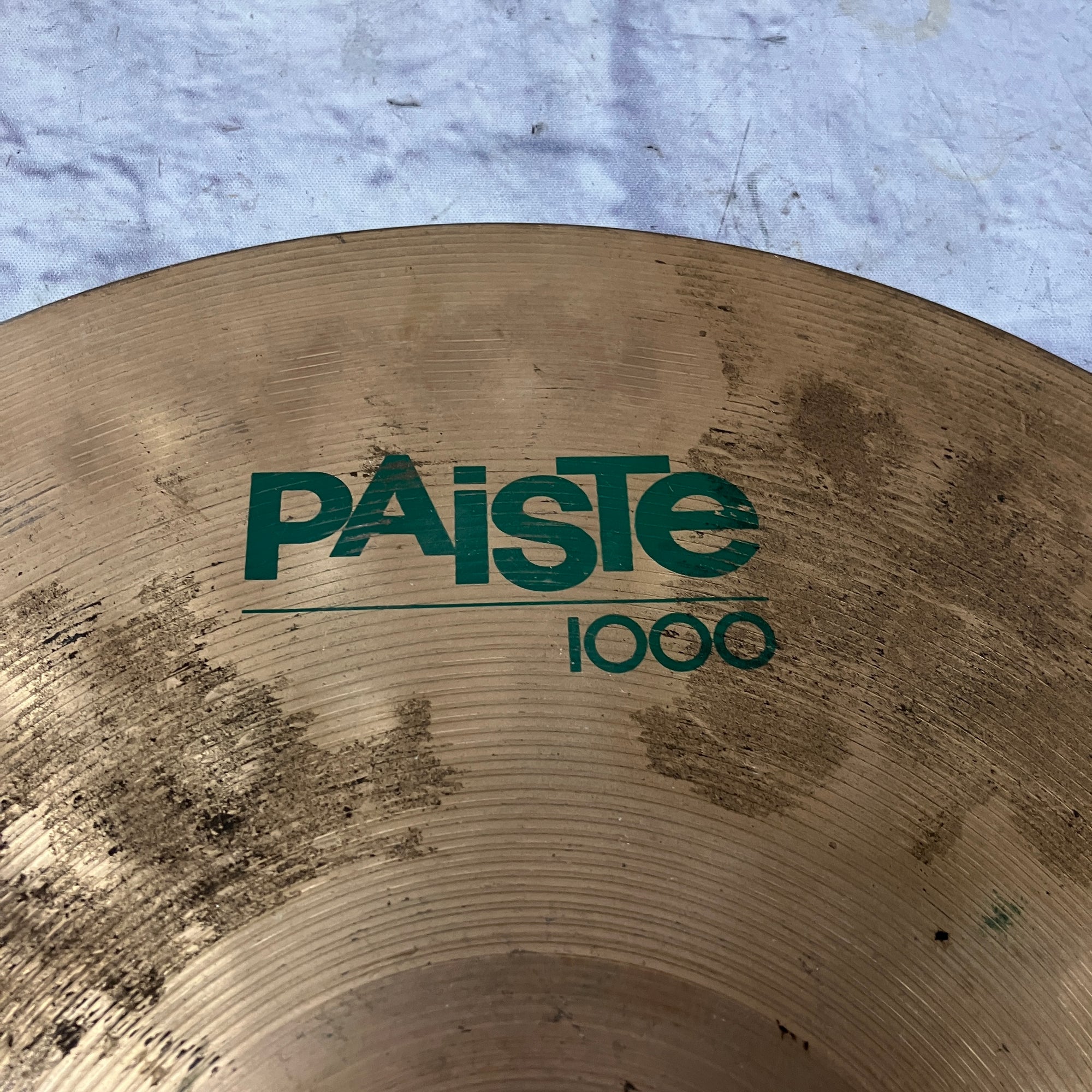 Paiste 1000 Series Heavy Hi Hats Green Label REPAIRED