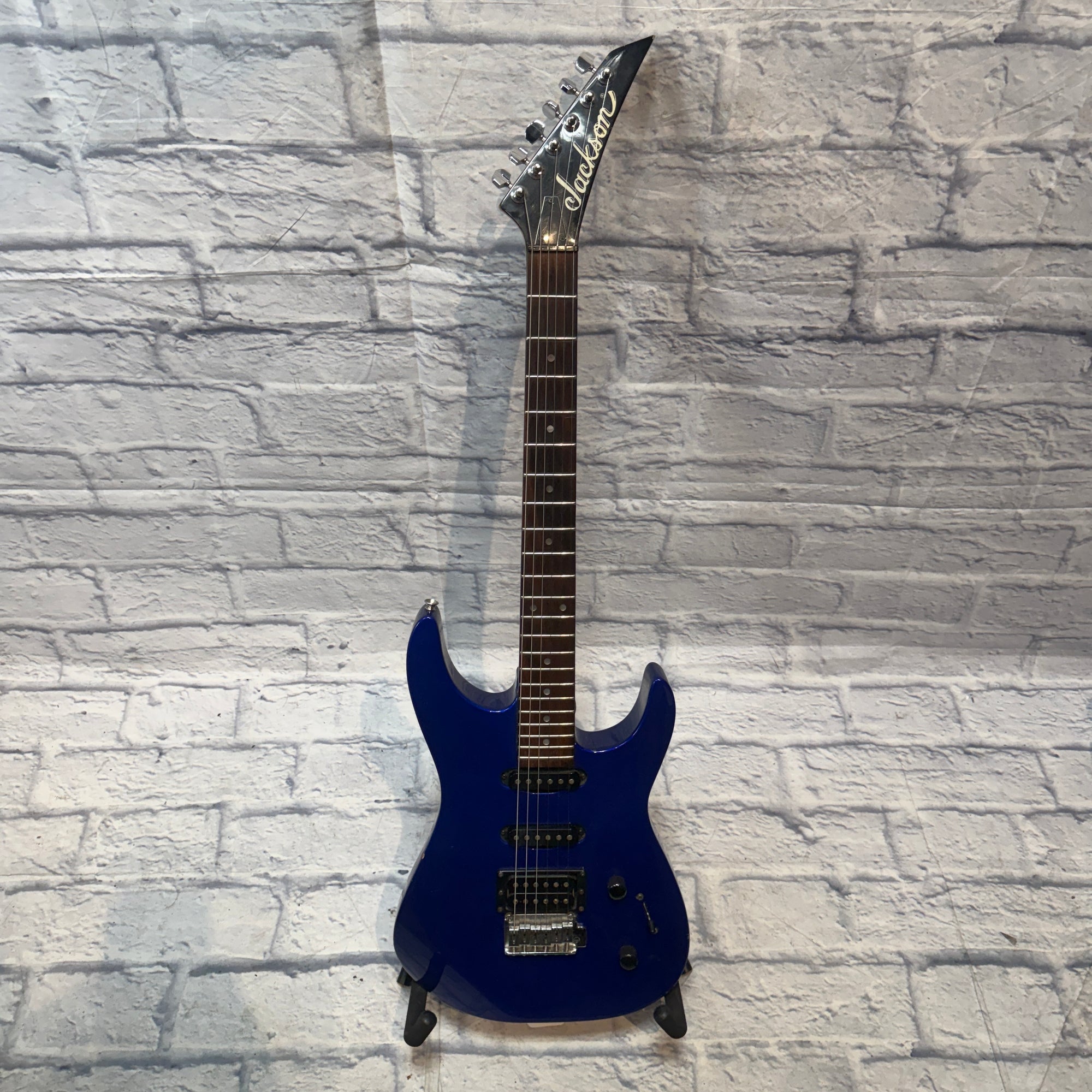 Jackson Mid 00's JS20 Dinky Blue Electric Guitar