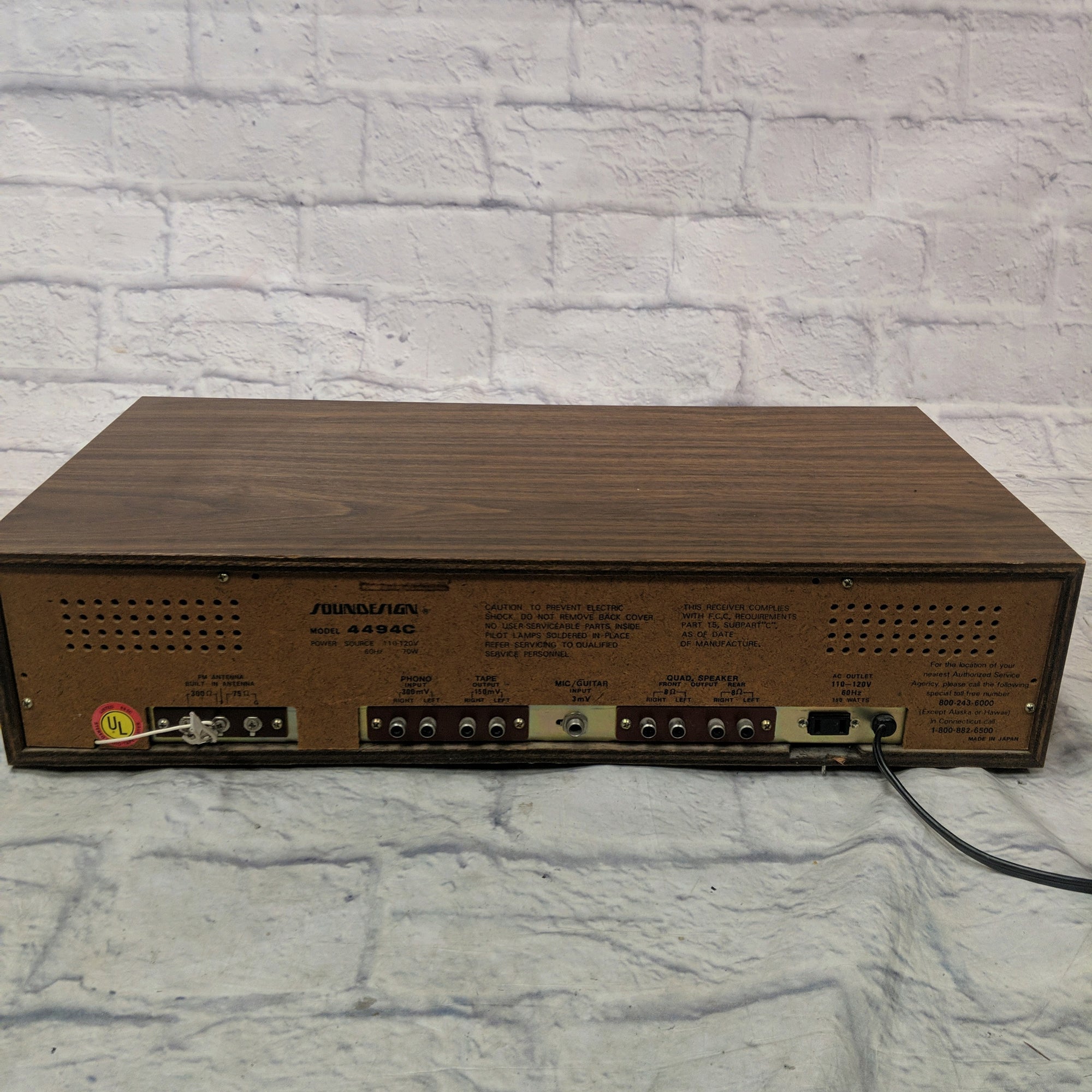 Soundesign Sound Design 4494C FM-AM Stereo Receiver