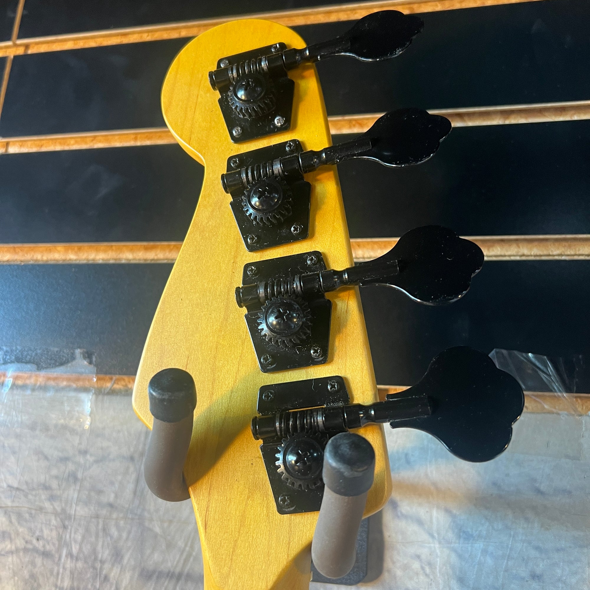 Unknown 4-String Bass Guitar Neck Maple Block Inlays