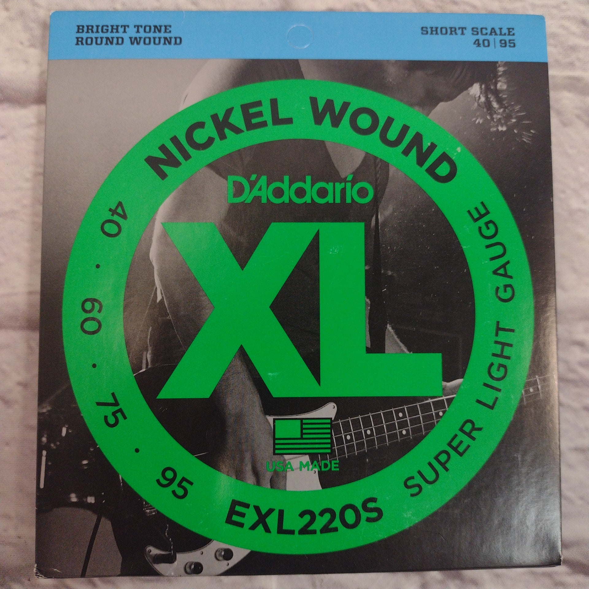 Daddario EXL220S Super Light Short Scale Bass Strings
