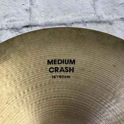 Zildjian 16 Medium Crash  Cymbal CUT DOWN