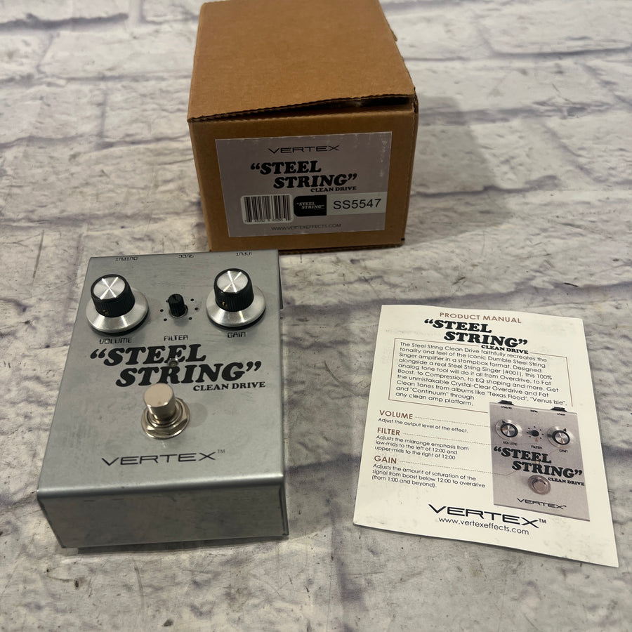 Vertex Steel String Clean Drive Pedal