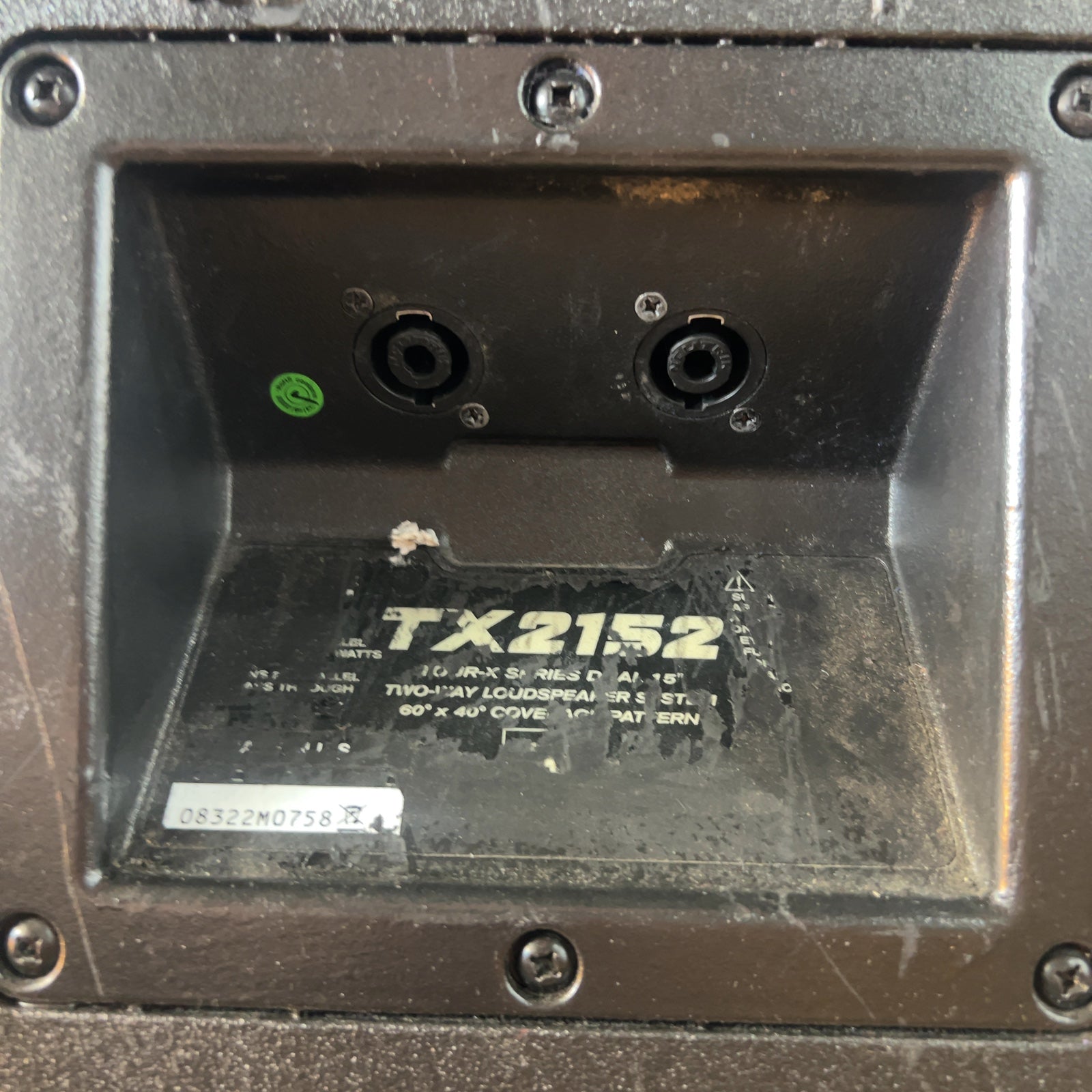 Electro-Voice TX2152 2x15 Pasive PA Speaker Cabinet