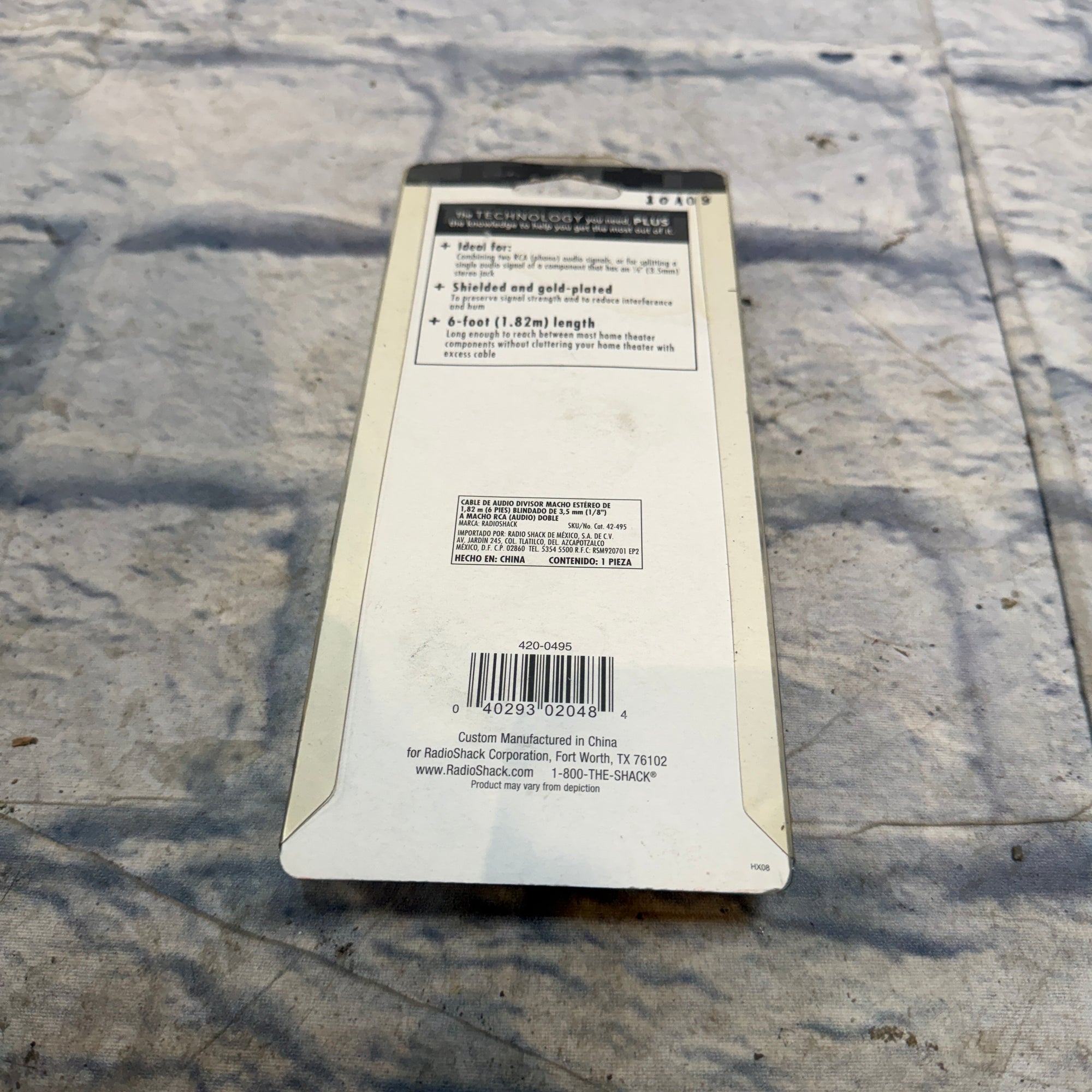 Radio Shack TRS 1/8" to RCA