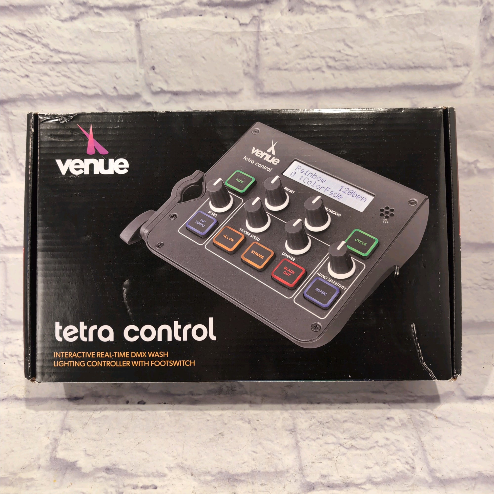 Venue Tetra Control DMX Controller and Footswitch