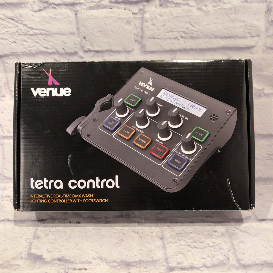 Venue Tetra Control DMX Controller and Footswitch