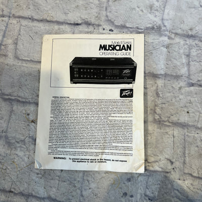 Peavey Musician MkIII 400 with Footswitch