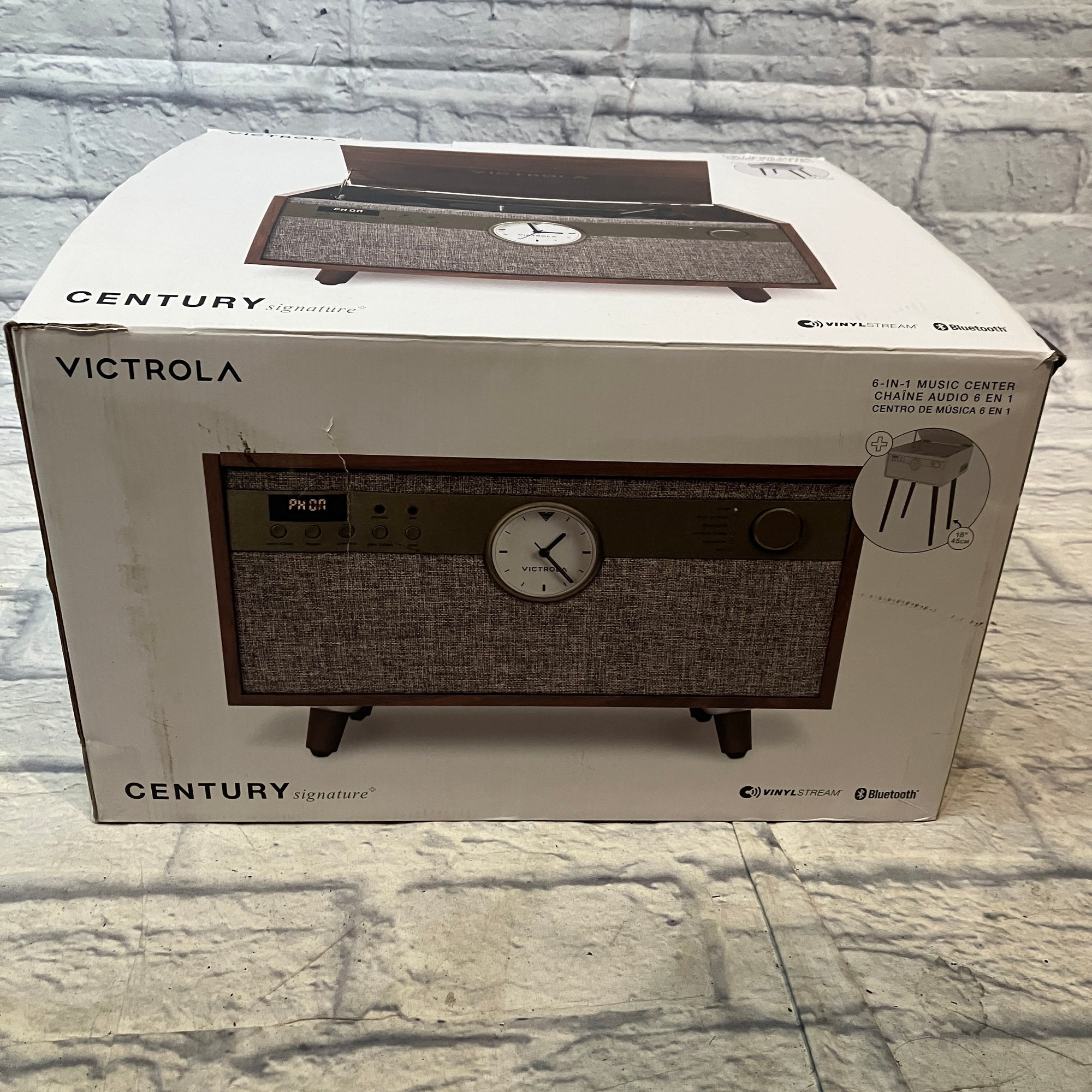 Victrola Century 6-in-1 Vinyl Record Player & Music Center