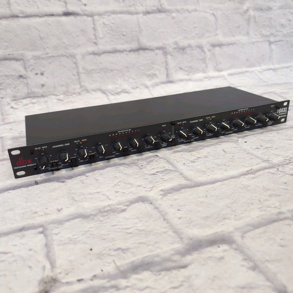 DBX 166XL Stereo Compressor / Limiter / Gate Rack - Evolution Music