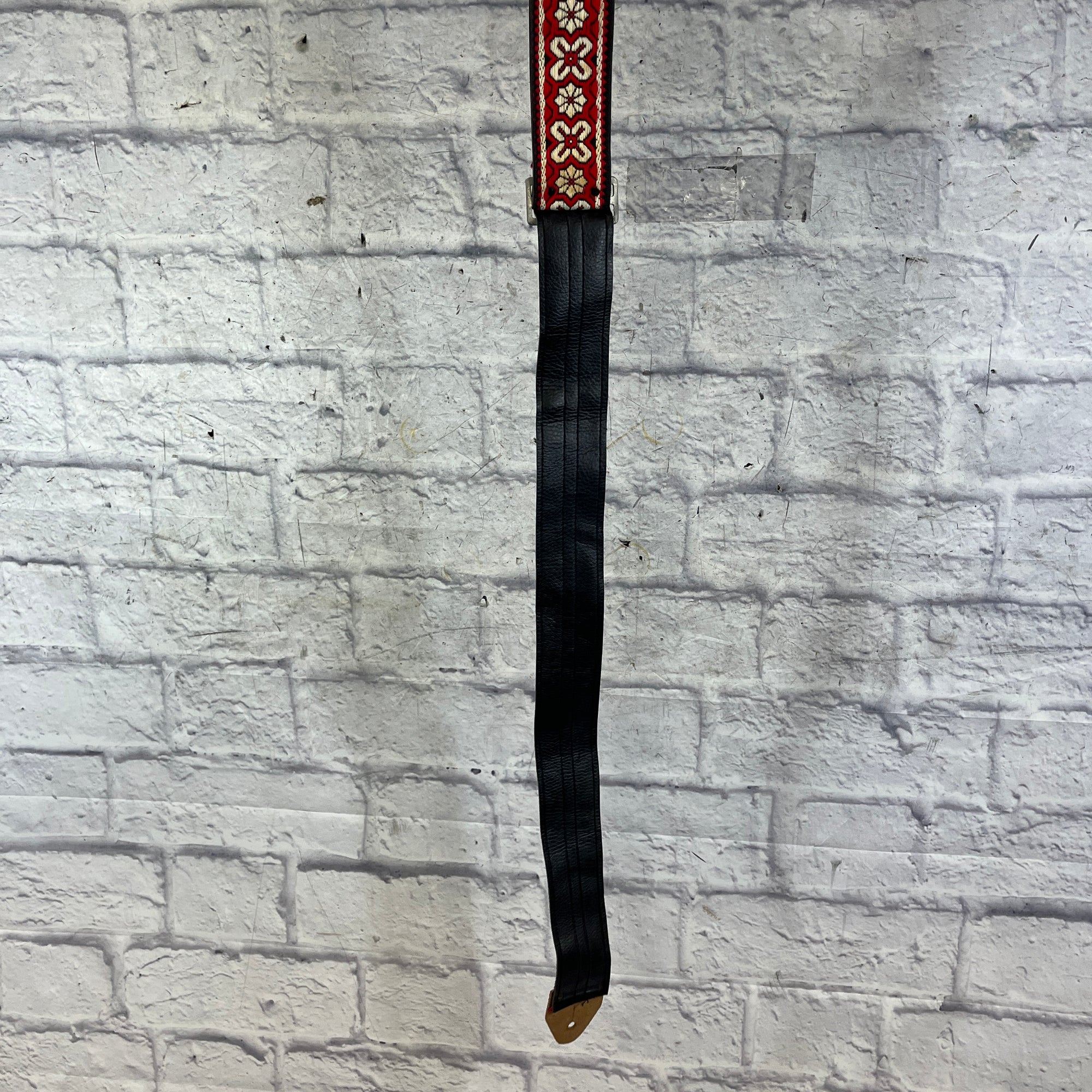 Ace Straps Vintage 1960s Red Greenwich Guitar Strap