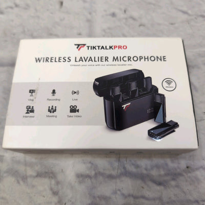 TikTalk Pro Wireless Lavalier Microphone 2 Pack