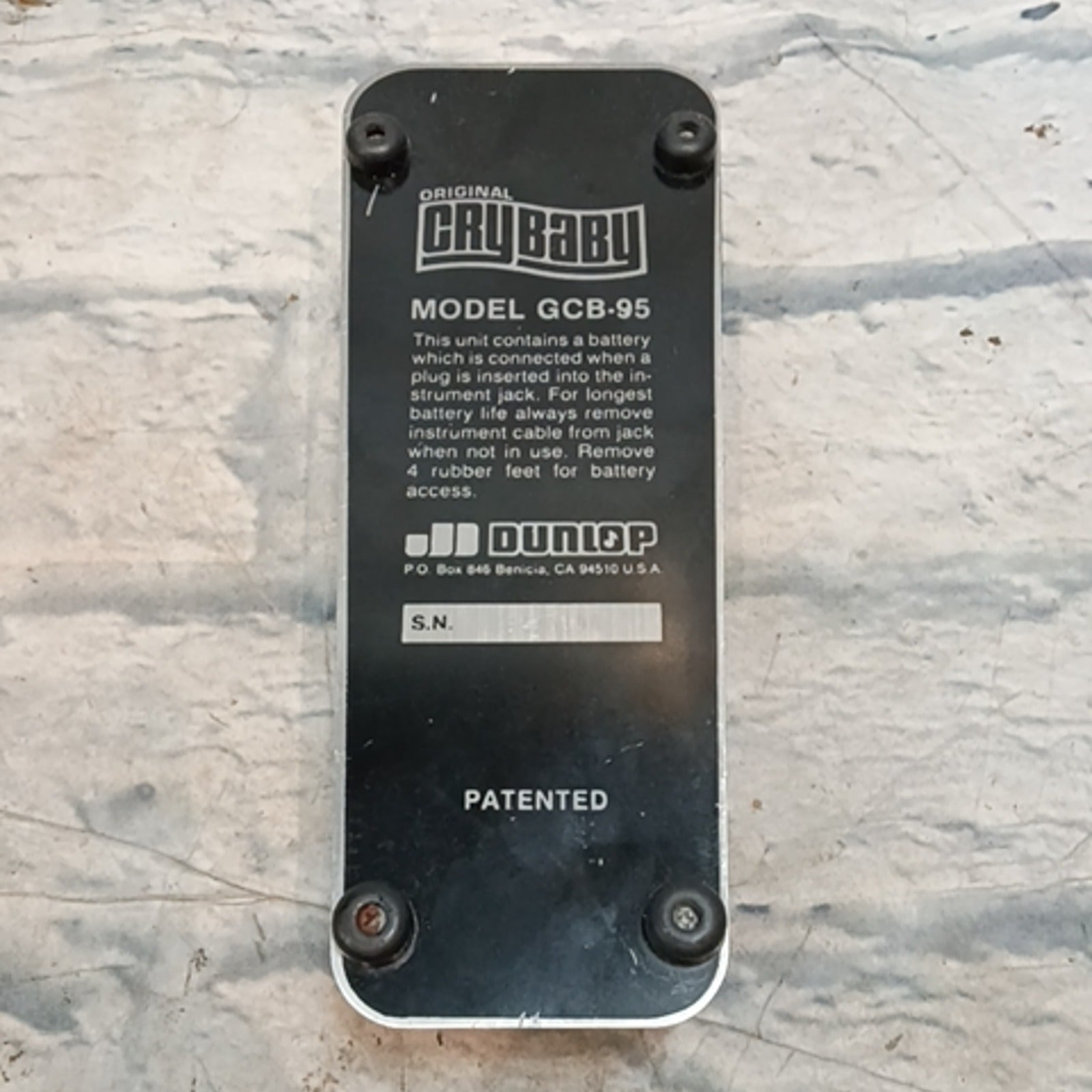 Dunlop GCB-95 Wah Pedal