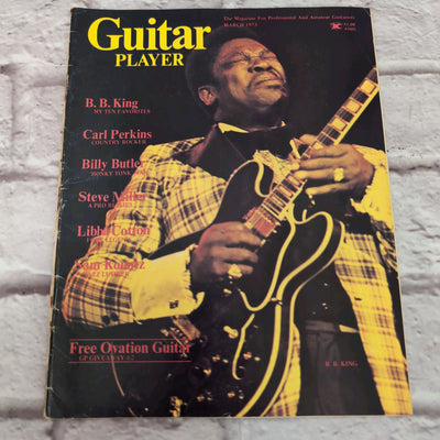 Vintage Guitar Player Magazine March 1975 B. B. King