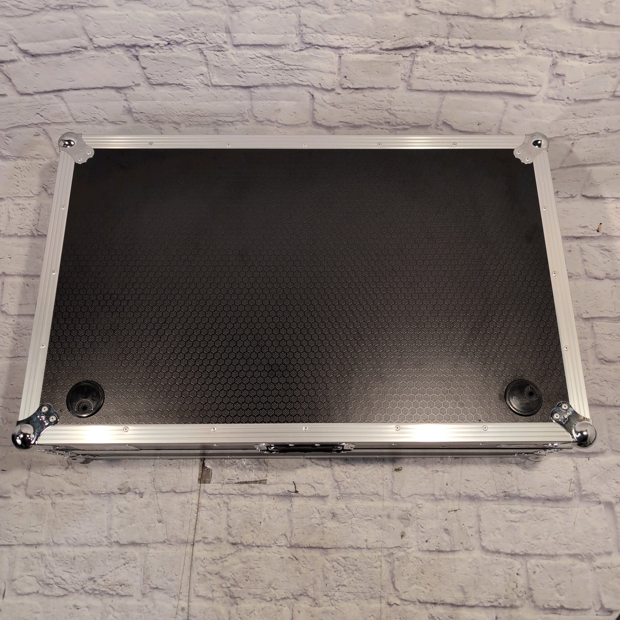 ProX XS-ZTABLEBL JR Portable Z-Style DJ Table Flight Case w/ Handles Wheels Black