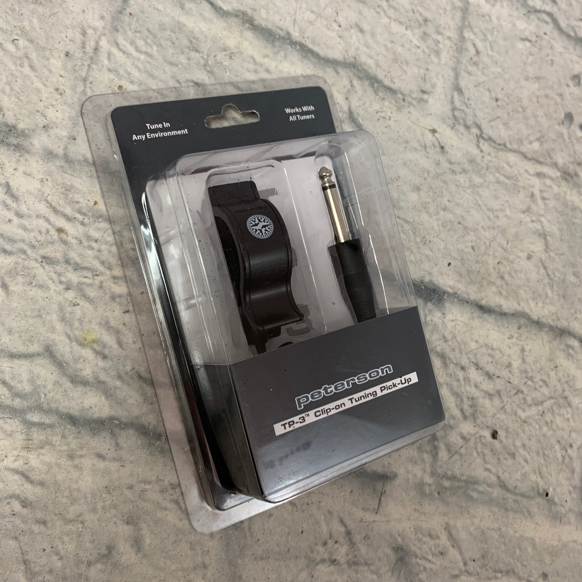 Peterson TP-3 Clip-On Tuning Pickup Microphone - New Old Stock!