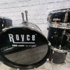 Royce Pro 5pc Drum Set Black