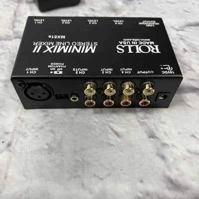 Rolls MX51S Minimix 2 Stereo Line Mixer