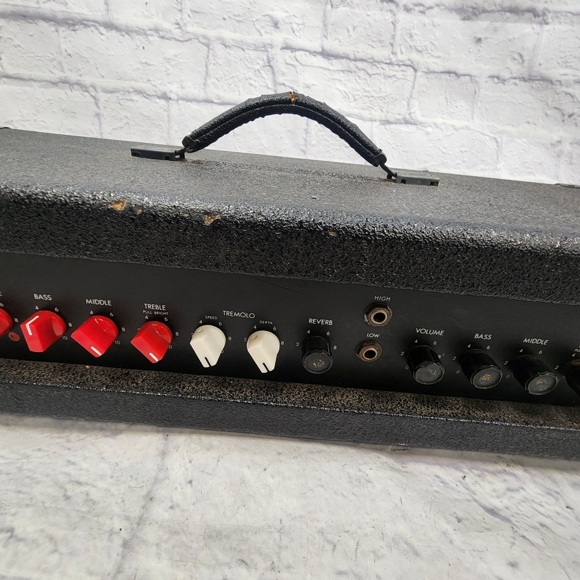 Kustom Lead 3 Guitar Head Reverb Out Guitar Amp Head