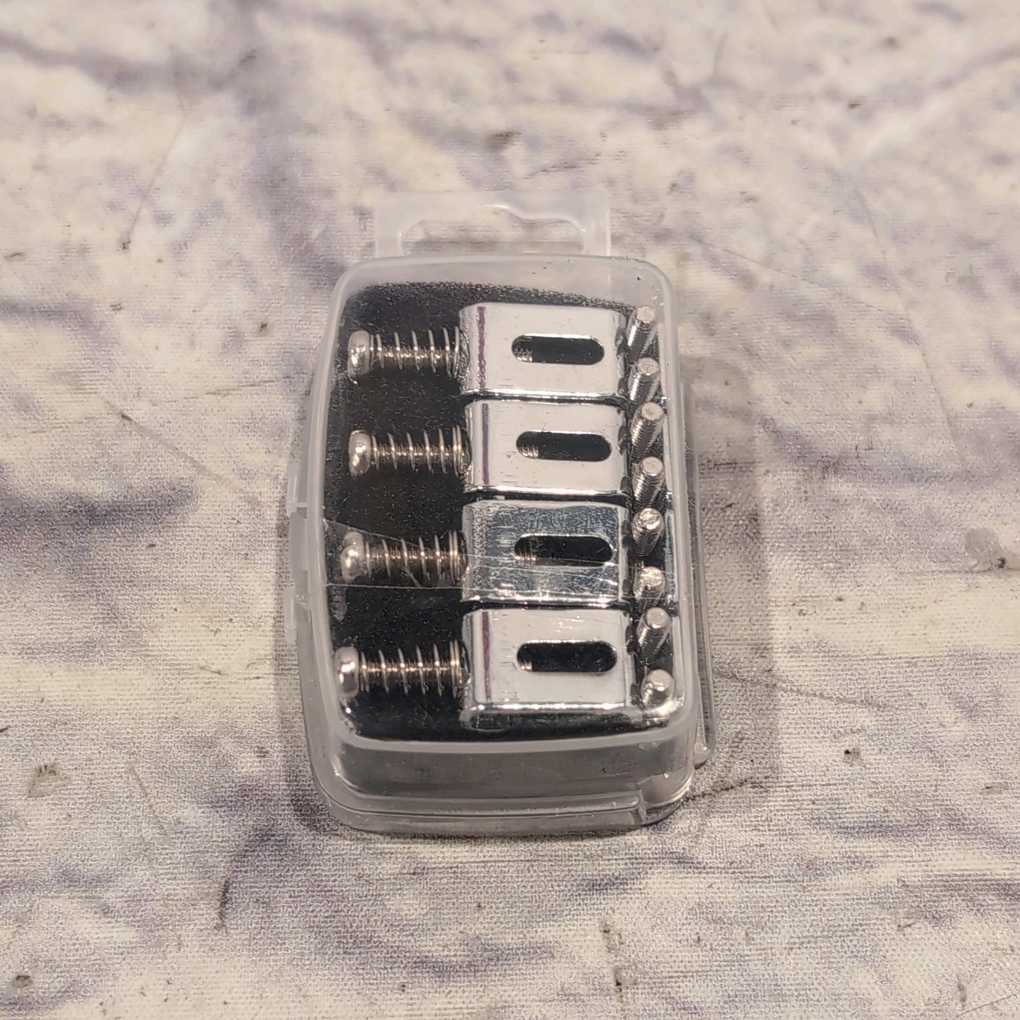 Unkown Set of Six Electric Guitar Saddles