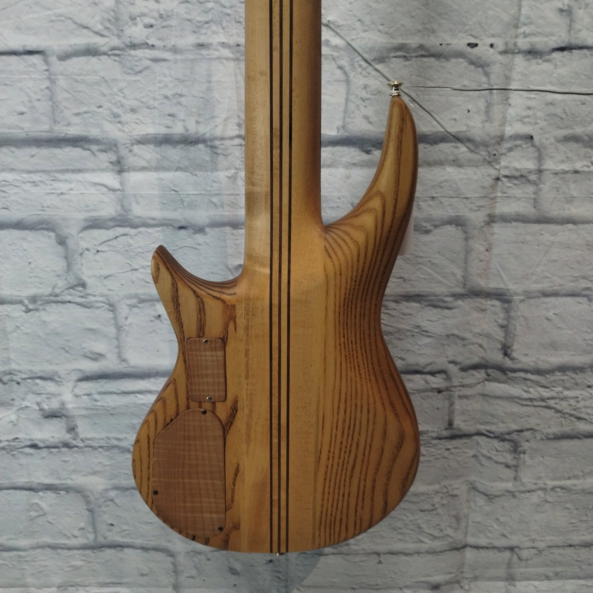 Custom Made Through Neck 6 String Bass Guitar