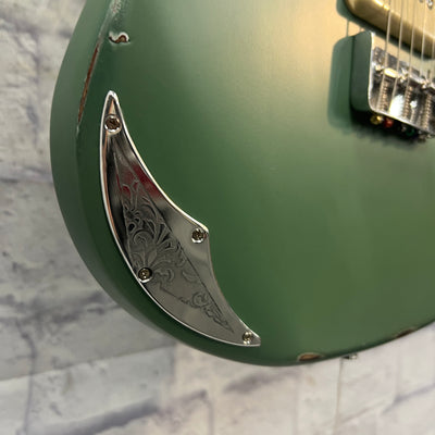 Harden Engineering BluesBird Jr Distressed Forest Green with Case