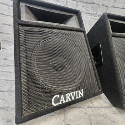 Carvin 742 400 Watt Passive PA Speakers (Pair with Dust Covers)