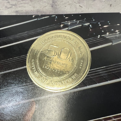 Rickenbacker 1981 50th Anniversary Guitar Catalog plus Foil Sticker