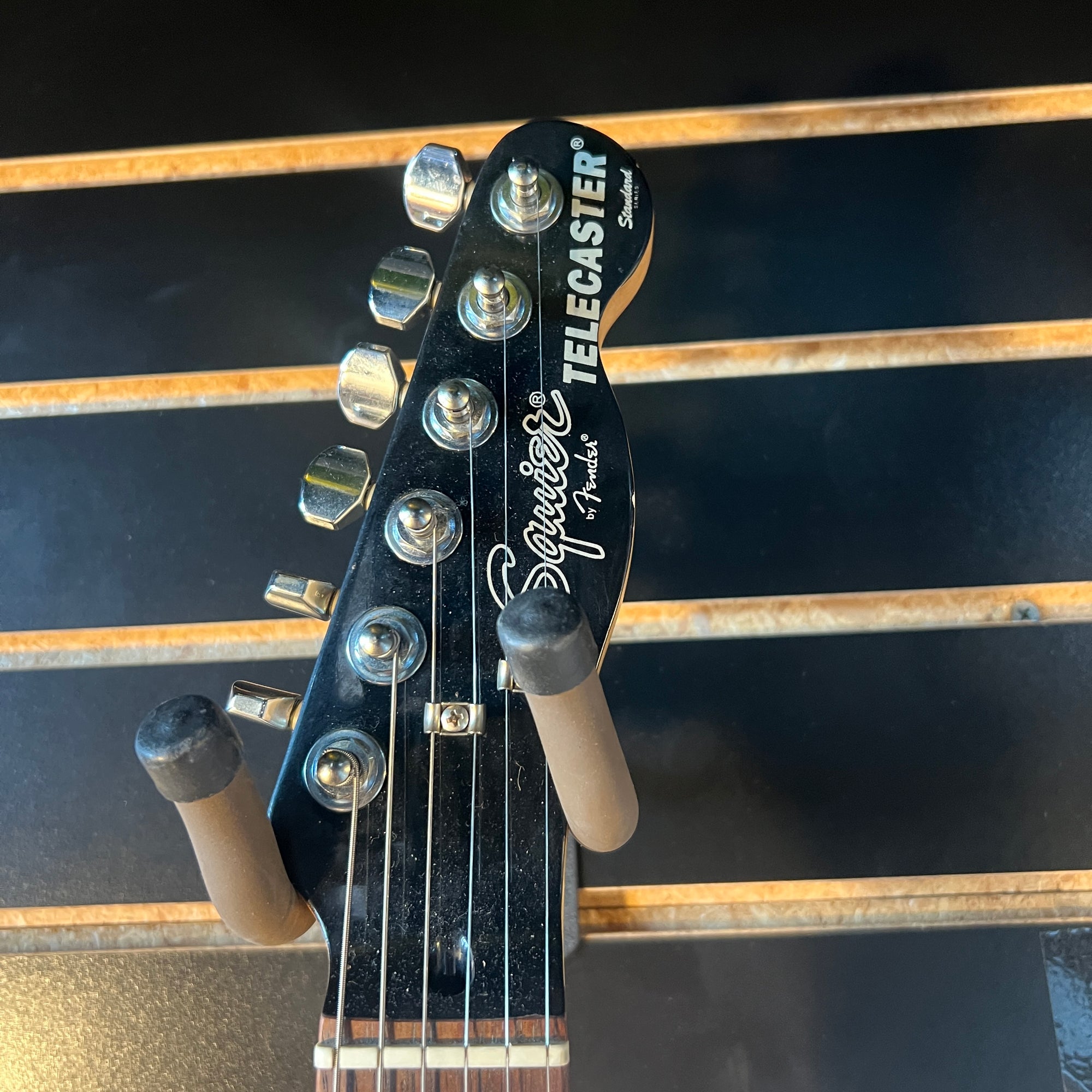 Squier Standard Telecaster Black and Chrome Model Electric Guitar