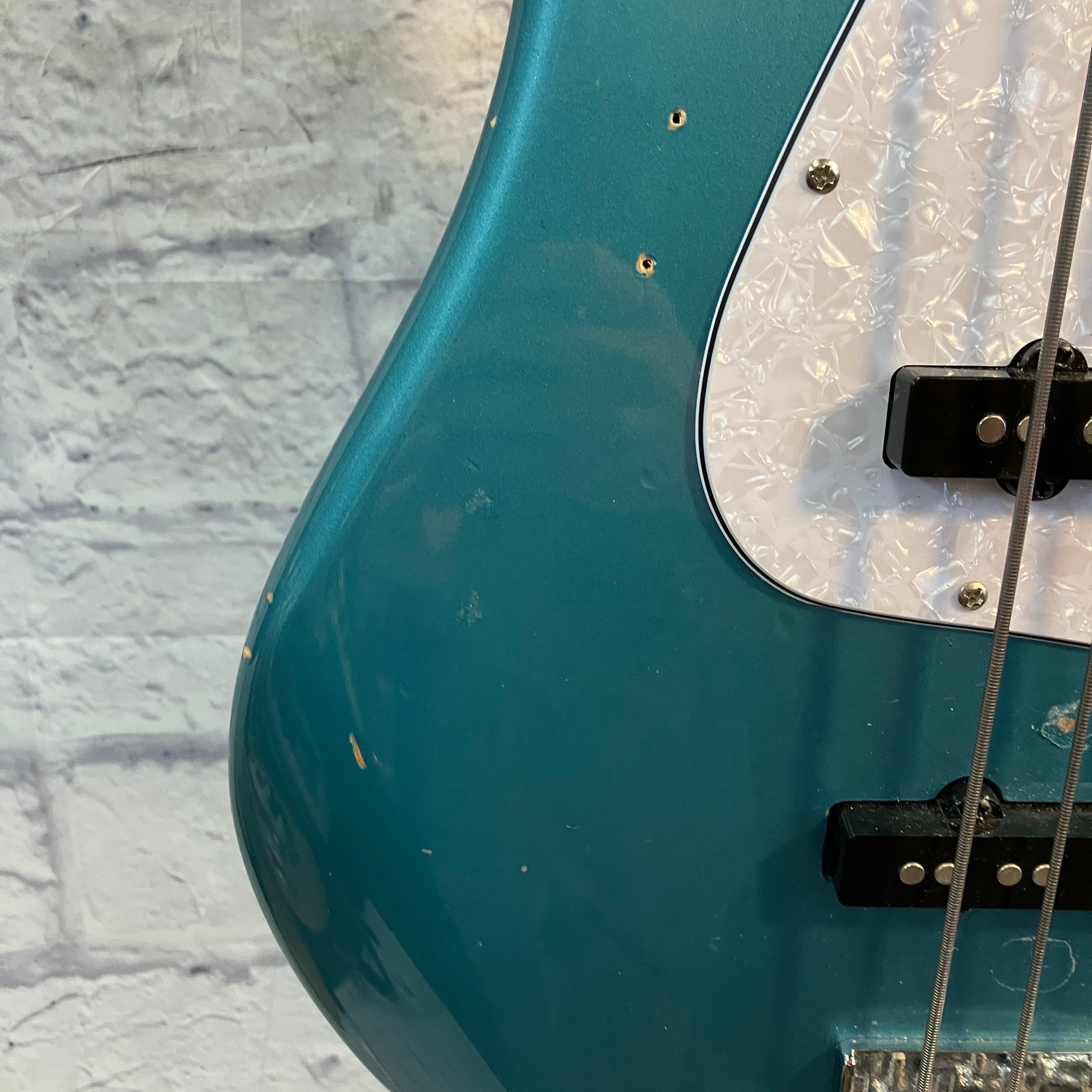 Custom Built Electric Partscaster 4 String Bass Guitar